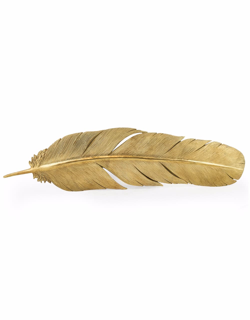 Large Gold Feather Wall Decor - SM82