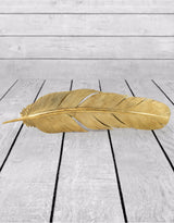 Large Gold Feather Wall Decor - SM82