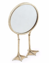 Silver Bird Legged Table Mirror - ET319