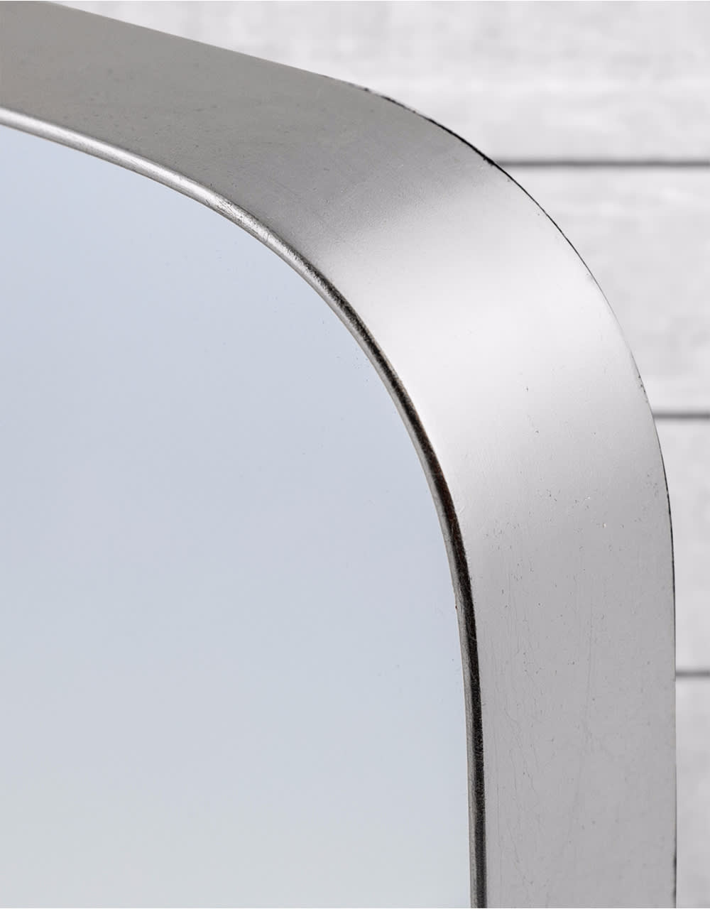 Small Square Silver Framed Arden Wall Mirror - M381