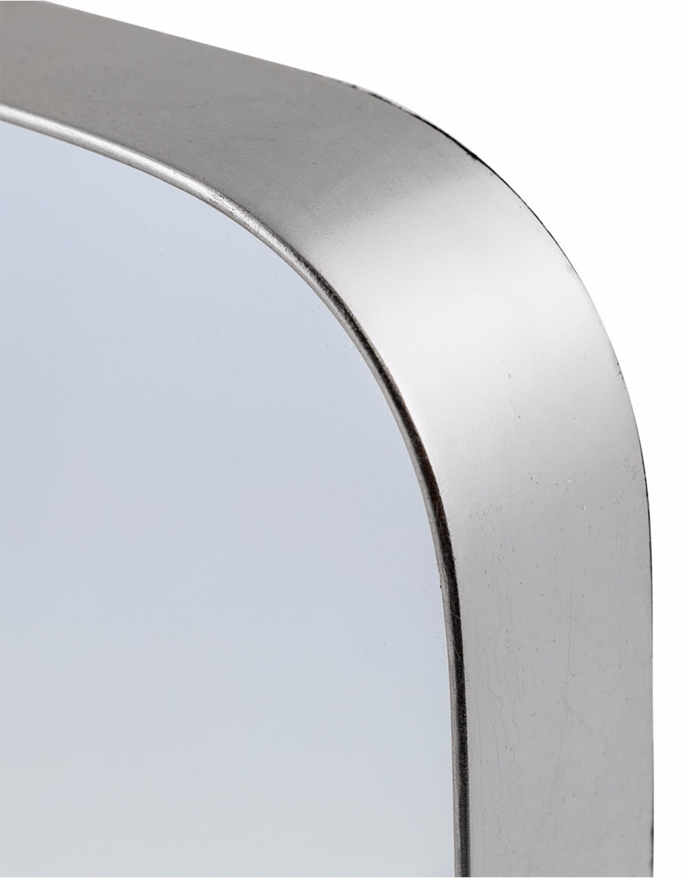 Small Square Silver Framed Arden Wall Mirror - M381