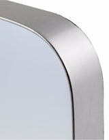 Small Square Silver Framed Arden Wall Mirror - M381