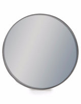 Medium Round Silver Framed Arden Wall Mirror - M383