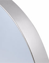 Medium Round Silver Framed Arden Wall Mirror - M383