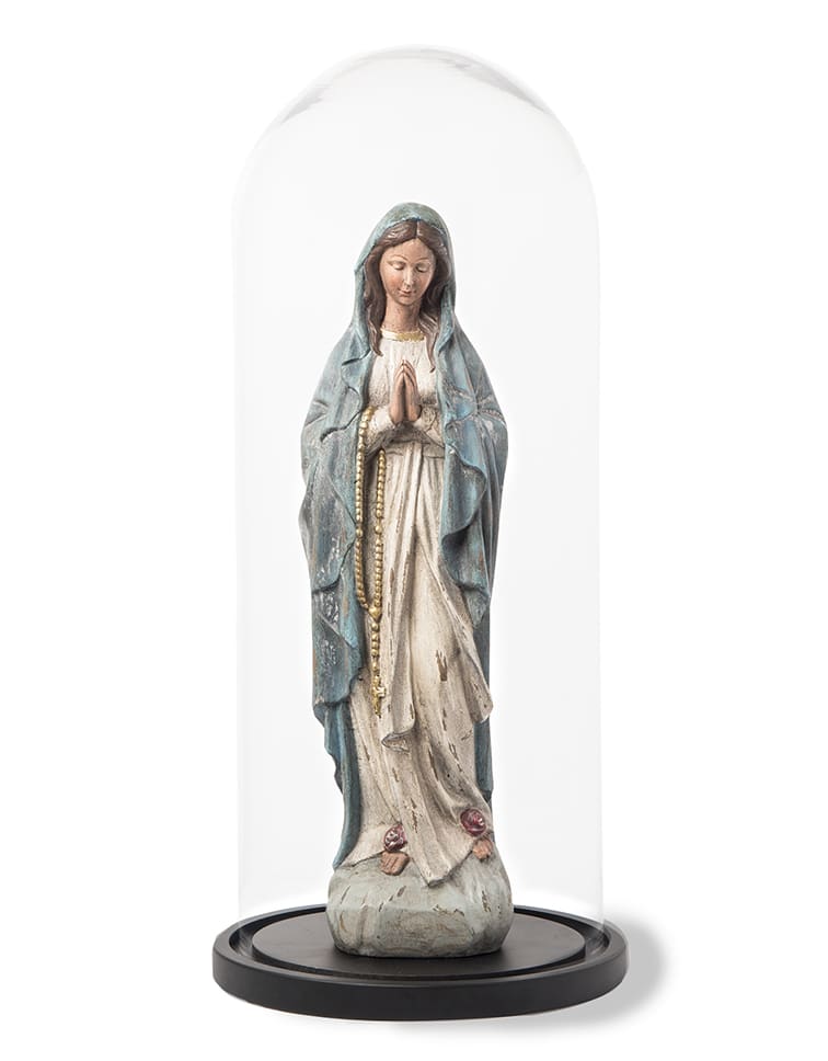 Antiqued Praying Maria Figure - CRT3