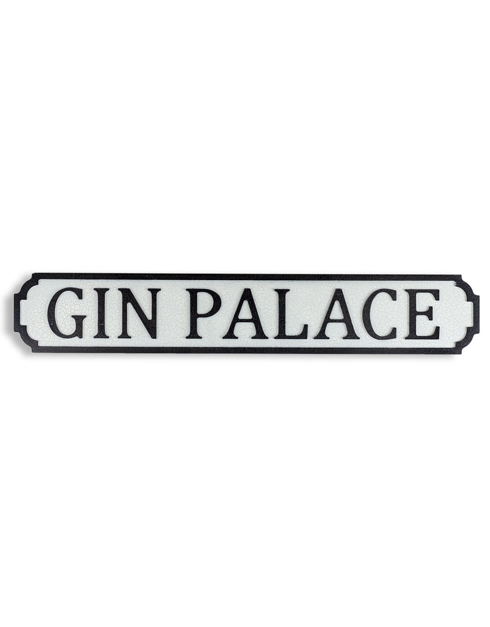 Antiqued Wooden "Gin Palace" Road Sign - RS62
