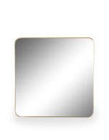 Large Square Gold Framed Arden Wall Mirror - M386