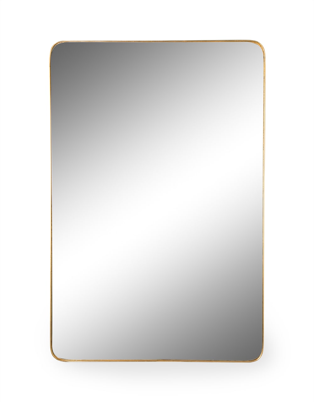 Large Rectangular Gold Framed Arden Wall Mirror - M388