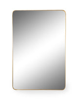 Large Rectangular Gold Framed Arden Wall Mirror - M388