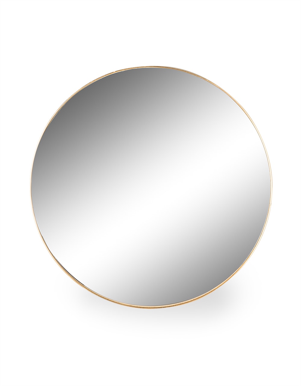 Large Round Gold Framed Arden Wall Mirror - M390