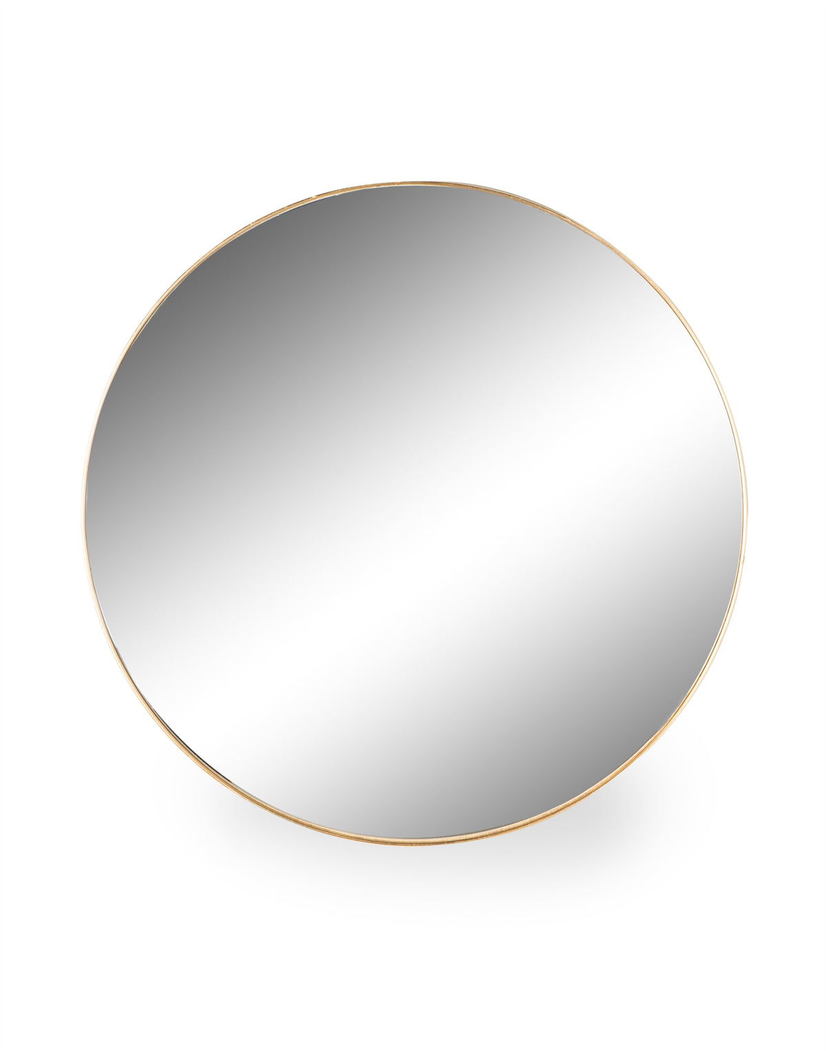 Extra Large Round Gold Framed Arden Wall Mirror - M392