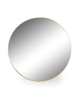 Extra Large Round Gold Framed Arden Wall Mirror - M392