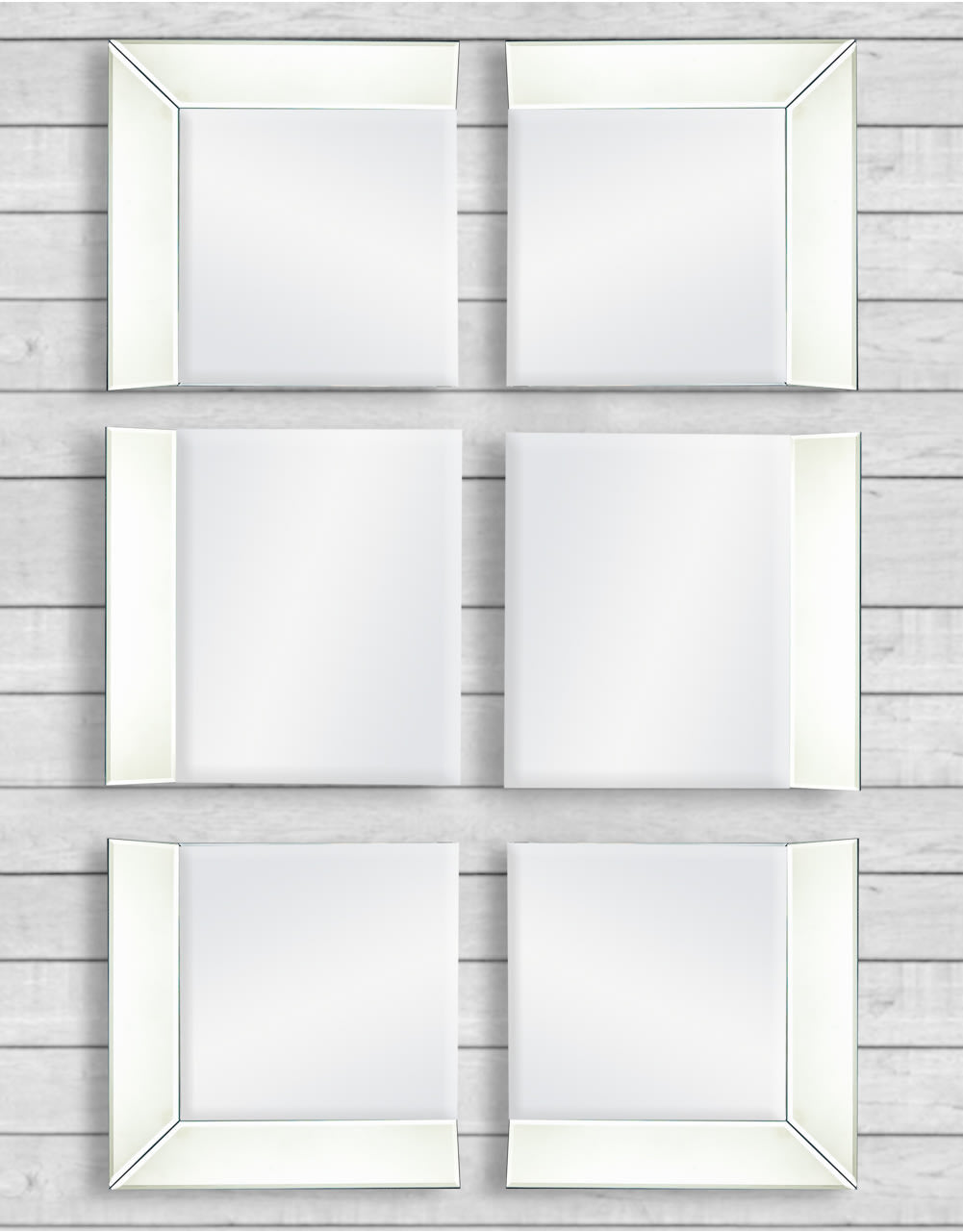 Venetian 4 Corner Piece Mirror Set - V398
