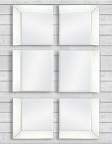Venetian 4 Corner Piece Mirror Set - V398