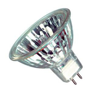 M258-CA - 12v 50w GU5.3 51mm 38 Degree Dichroic 3000 Hours Life Covered Glass - Casell Brand