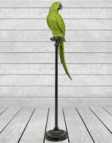 Large Green Parrot on Floor Standing Perch - RM63