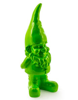 Large Bright Green Standing Gnome Figure - FL114