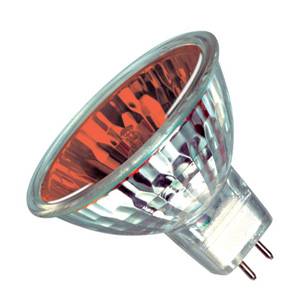Dichoric Reflector 50w 12v GU5.3 Iwasaki Lighting Red MR16 50mm 32° Light Bulb - JR1559