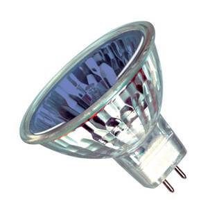 Halogen Spot 50w 12v GU5.3 Crompton Lighting Blue M258 38° Light Bulb