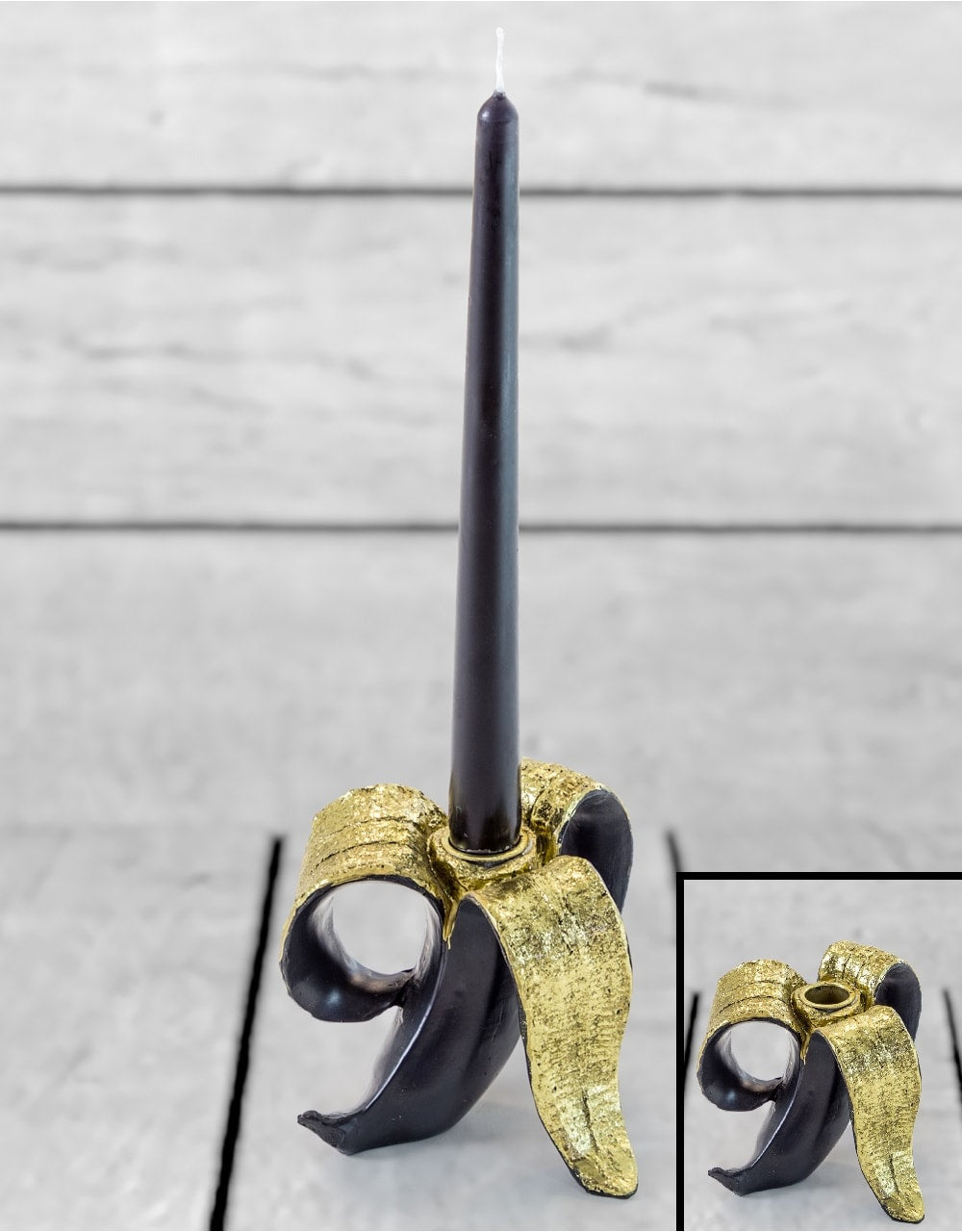 Peeled Glam Banana Candle Holder - CRT14