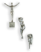 Set of 3 Antique Silver Rock Climbing Men Wall Figures - CRT16