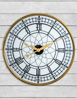 Large Gold Framed Backlit Wall Clock - FCM1