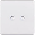 Selectric 5M-Plus Matt White 2 Gang 10A 2 Way Toggle Switch