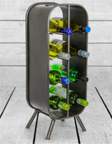 Camden Metal Industrial Small 8 Bottle Wine Rack - DT-8115