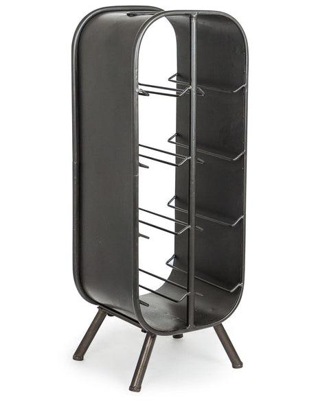Camden Metal Industrial Small 8 Bottle Wine Rack - DT-8115
