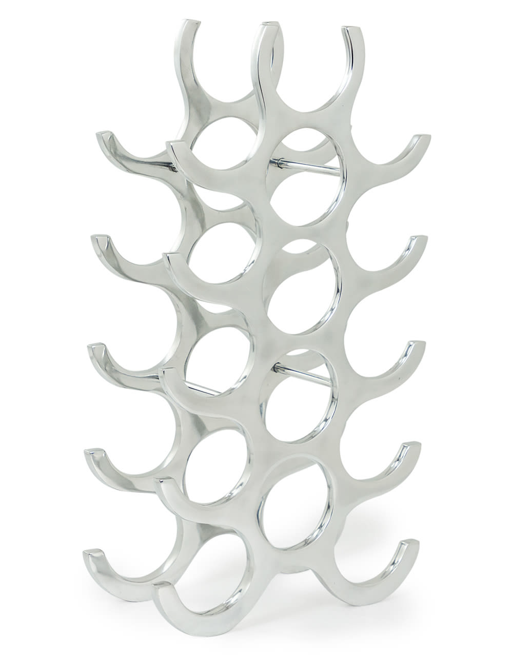 Aluminium 15 Bottle Wine Rack - AL135