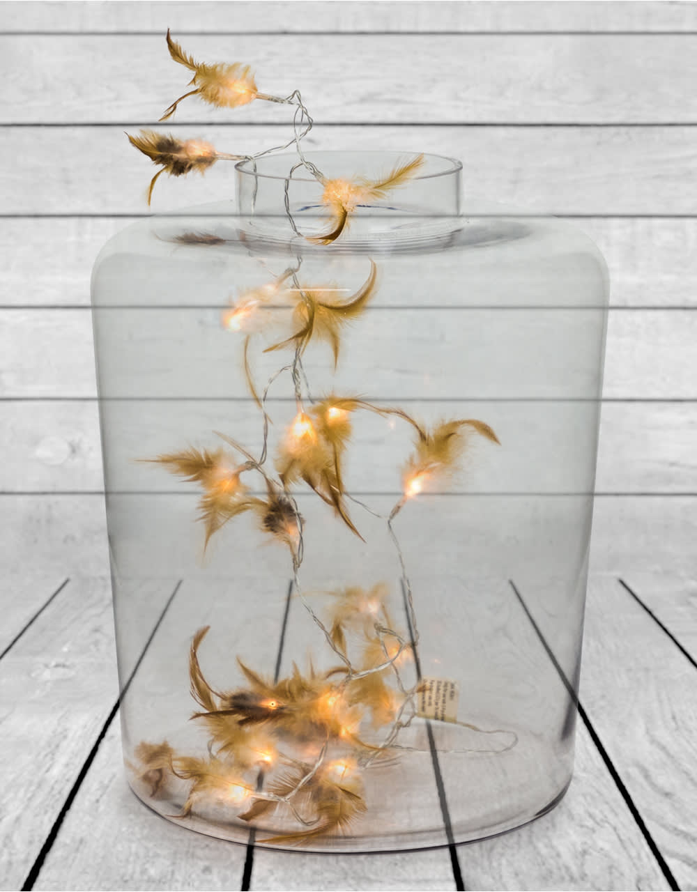 Large Clear Glass Jar Vase - GW71