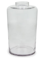 Medium Clear Glass Jar Vase - GW72
