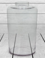 Medium Clear Glass Jar Vase - GW72
