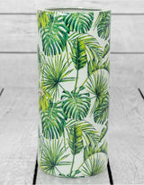 White Ceramic Tropical Leaf Umbrella Stand - BP284