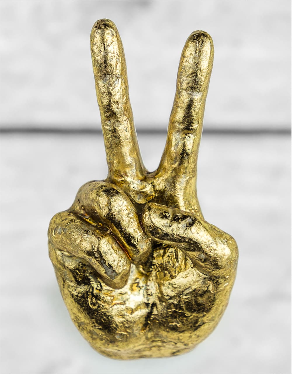 Gold Set of 4 Peace Wall Hands - TPR21
