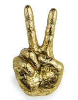 Gold Set of 4 Peace Wall Hands - TPR21
