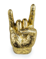 Gold Set of 4 Rock On Wall Hands - TPR22