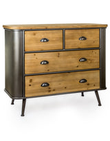Shoreditch Metal and Wood Chest of Drawers - DTC31