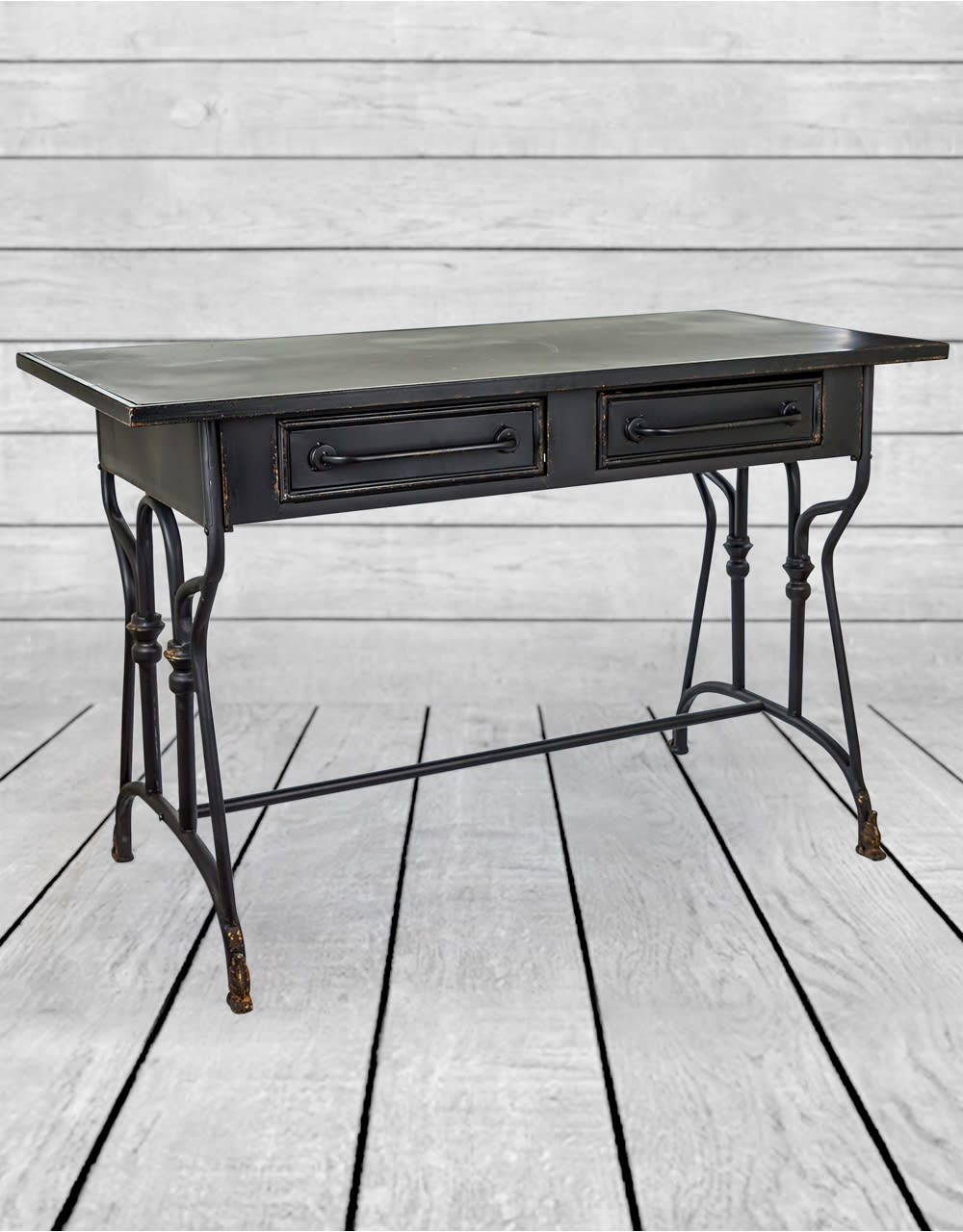 Black Metal "Verne" Desk/Table - VRN14