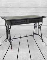 Black Metal "Verne" Desk/Table - VRN14