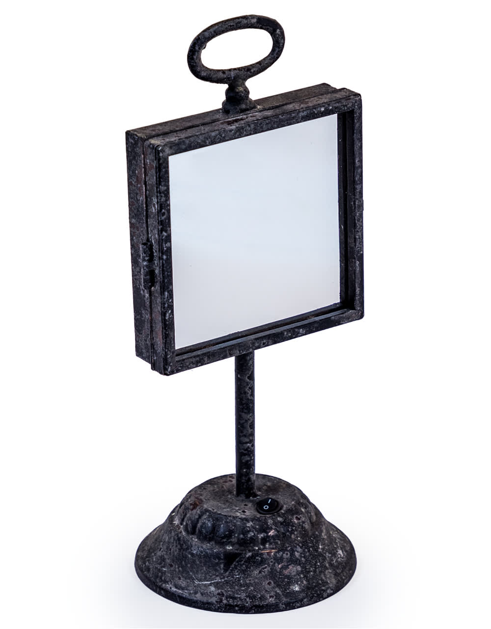 Antiqued Iron Infinity LED Table Mirror (USB Rechargeable) - MBD11