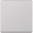 Selectric 5M-Plus Screwless Satin Chrome 1 Gang Blank Plate