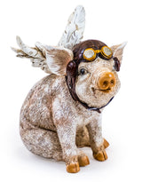 Sitting Piglet Pilot Figure - BD166