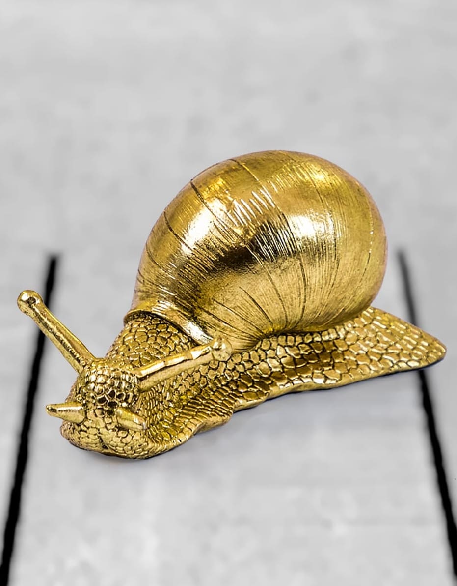 Gold Snail Figure - DVM23