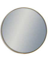 Giant Round Gold Framed Arden Wall Mirror - M396