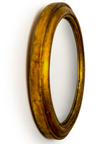 Antiqued Gold Rounded Framed Medium Convex Mirror - MK33