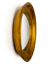 Antiqued Gold Deep Framed Medium Convex Mirror - MK37