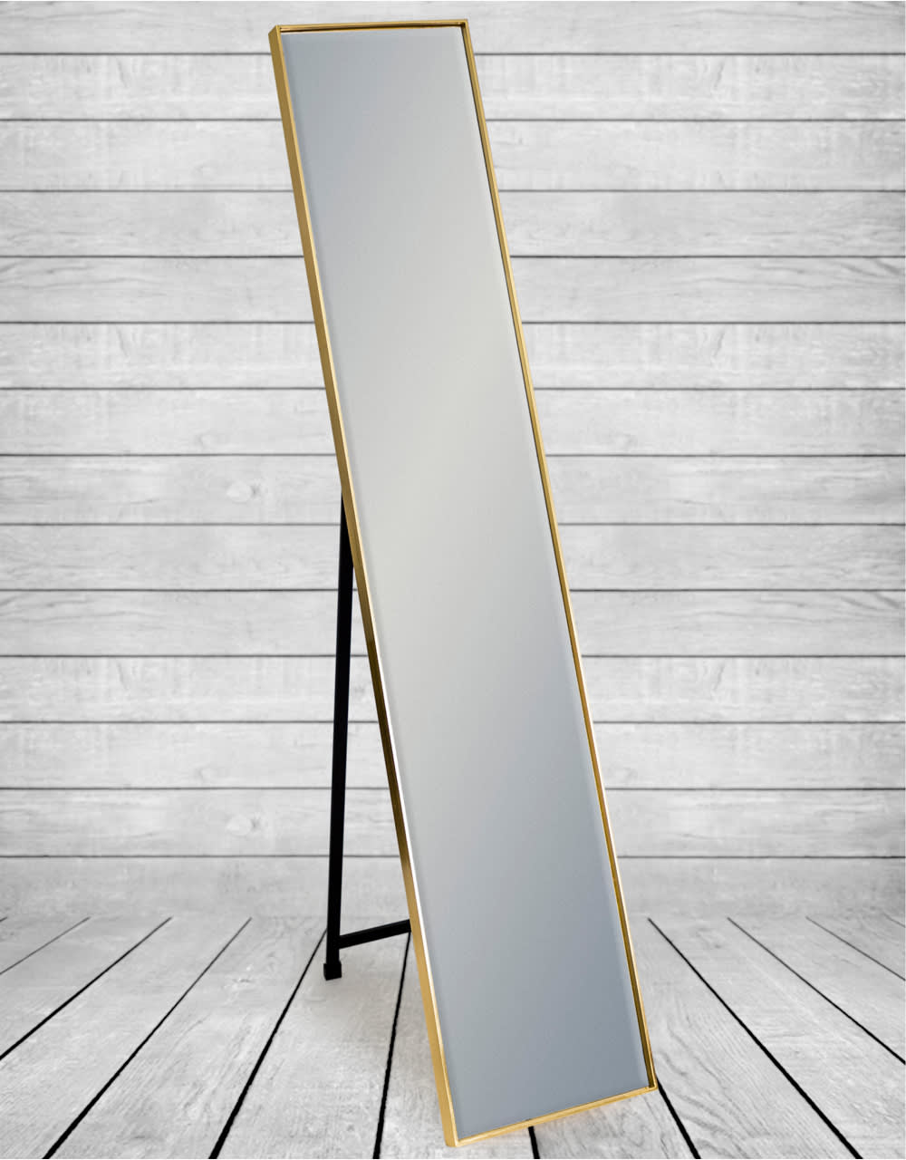 Gold Framed Arden Rectangular Cheval Dressing Mirror - M398