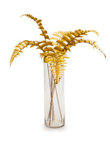 Metallic Gold Small Single Fern Leaf (to be bought in qtys of 12) - RLD12