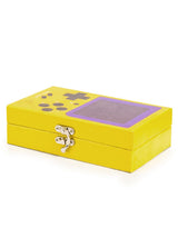 Yellow Retro Handheld Games Console Storage Box - KRB11